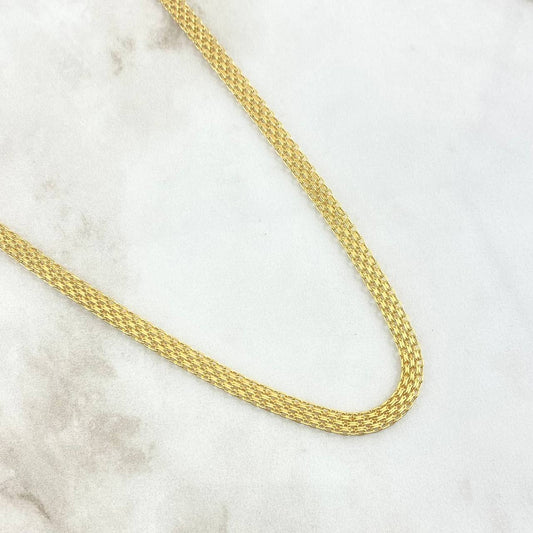 Cadena China 15.65gr / 60cm / 5mm Oro Amarillo +1 18K