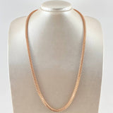 Cadena Franco 17.8gr / 60cm / 3.4mm Oro Rosa +4 18K *
