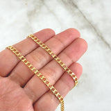 Cadena Panzer 15.4gr / 65cm / 3.4mm Oro Amarillo +1 18K