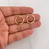 Candongas Mary 1.1g / 1.8cm Oro Amarillo 18K