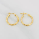Candongas Mary 1.1g / 1.8cm Oro Amarillo 18K