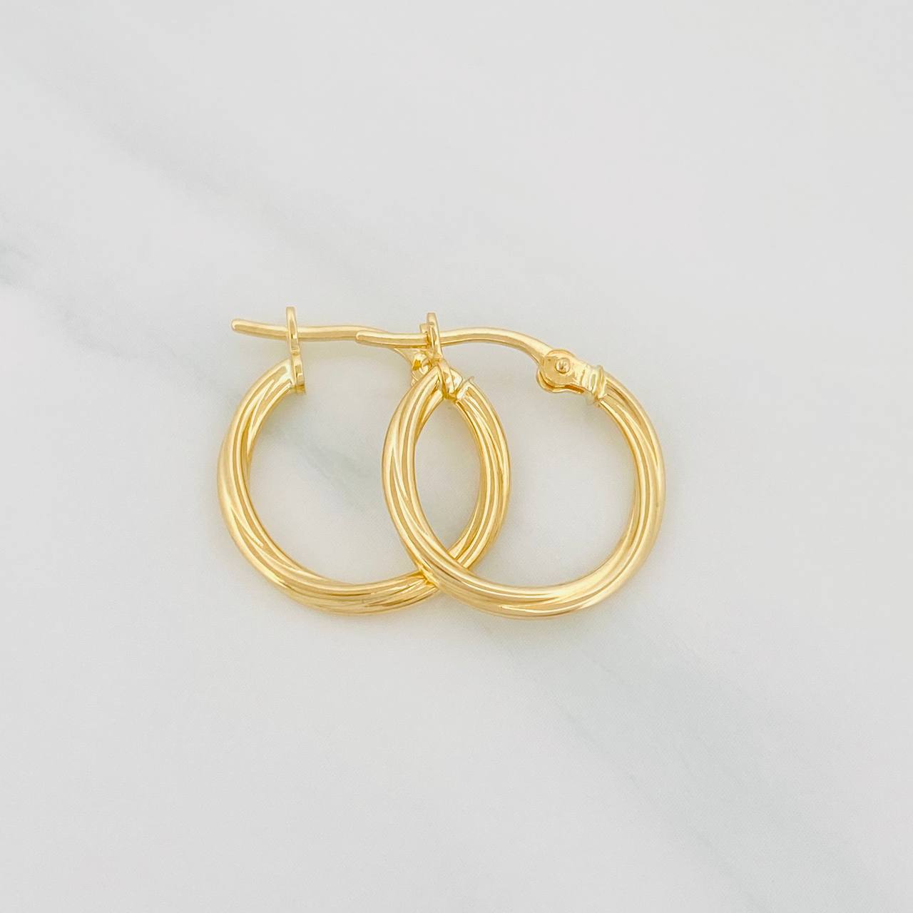 Candongas Mary 1.1g / 1.8cm Oro Amarillo 18K