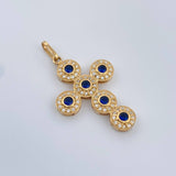 Dije Cruz Tupida 4.3gr / 3.7cm / Oro Amarillo 18K %