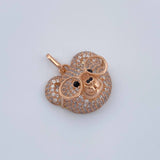 Dije Rostro Oso 2.8gr / 2cm / Oro Rosa 18K %