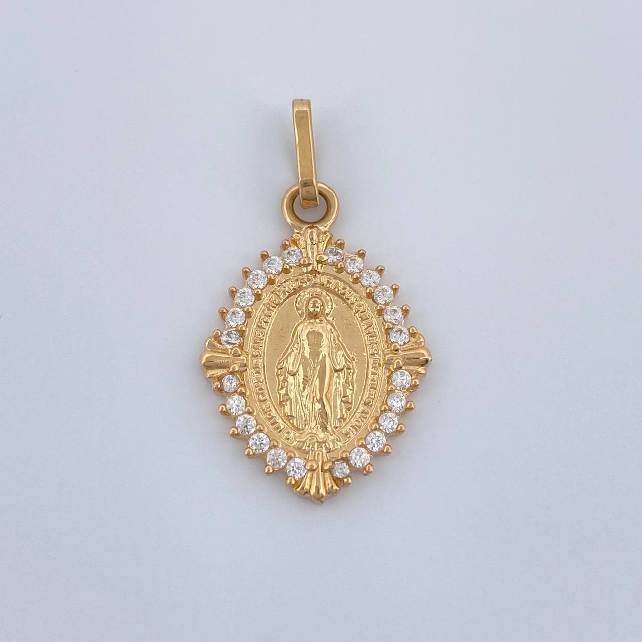 Dije Virgen Milagrosa 2.25gr / 2.6cm / Oro Amarillo 18K %