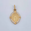 Dije Virgen Milagrosa 2.05gr / 2.5cm / Oro Amarillo 18K &