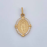 Dije Virgen Milagrosa 2.05gr / 2.5cm / Oro Amarillo 18K &