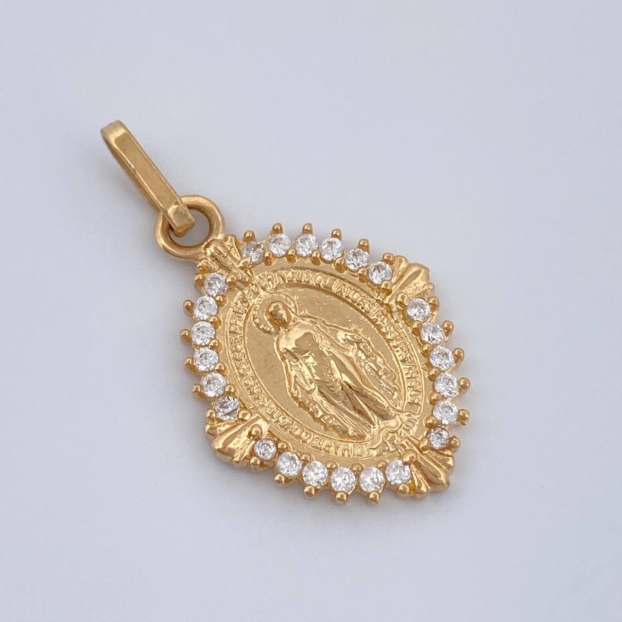 Dije Virgen Milagrosa 2.05gr / 2.5cm / Oro Amarillo 18K &