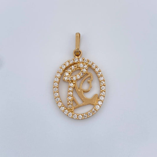 Dije Virgen Maria 2.2gr / 2.7cm / Oro Amarillo 18K %