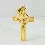 Dije Cruz Cristo 2.4gr / 4.2cm / Oro Amarillo 18K ©