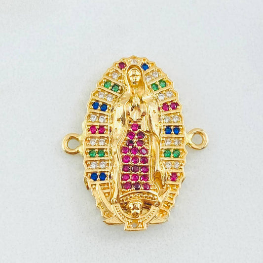 Herraje Virgen Guadalupe 4.95gr / 2cm / Oro Amarillo 18K ©