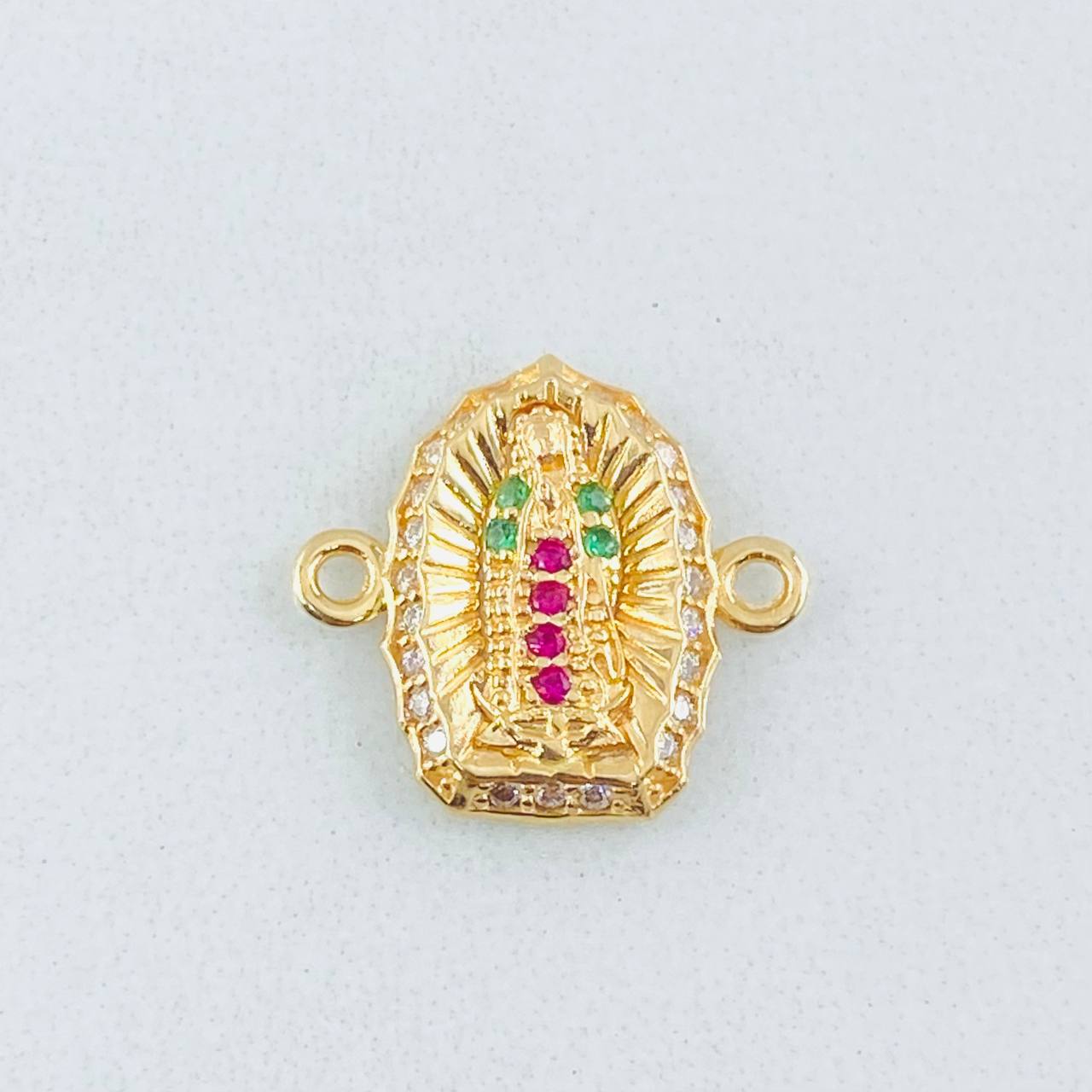 Herraje Virgen Guadalupe 1.05gr / 1.5cm / Oro Amarillo 18K *