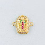 Herraje Virgen Guadalupe 1.05gr / 1.5cm / Oro Amarillo 18K *