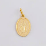 Dije Virgen Milagrosa 2.2g / 2.5cm Oro Amarillo 18K
