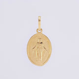 Dije Virgen Milagrosa 2.2g / 2.5cm Oro Amarillo 18K