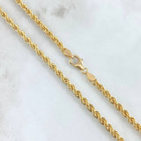 Cadena Lazo 11gr / 60cm / 4mm Oro Amarillo +3 *
