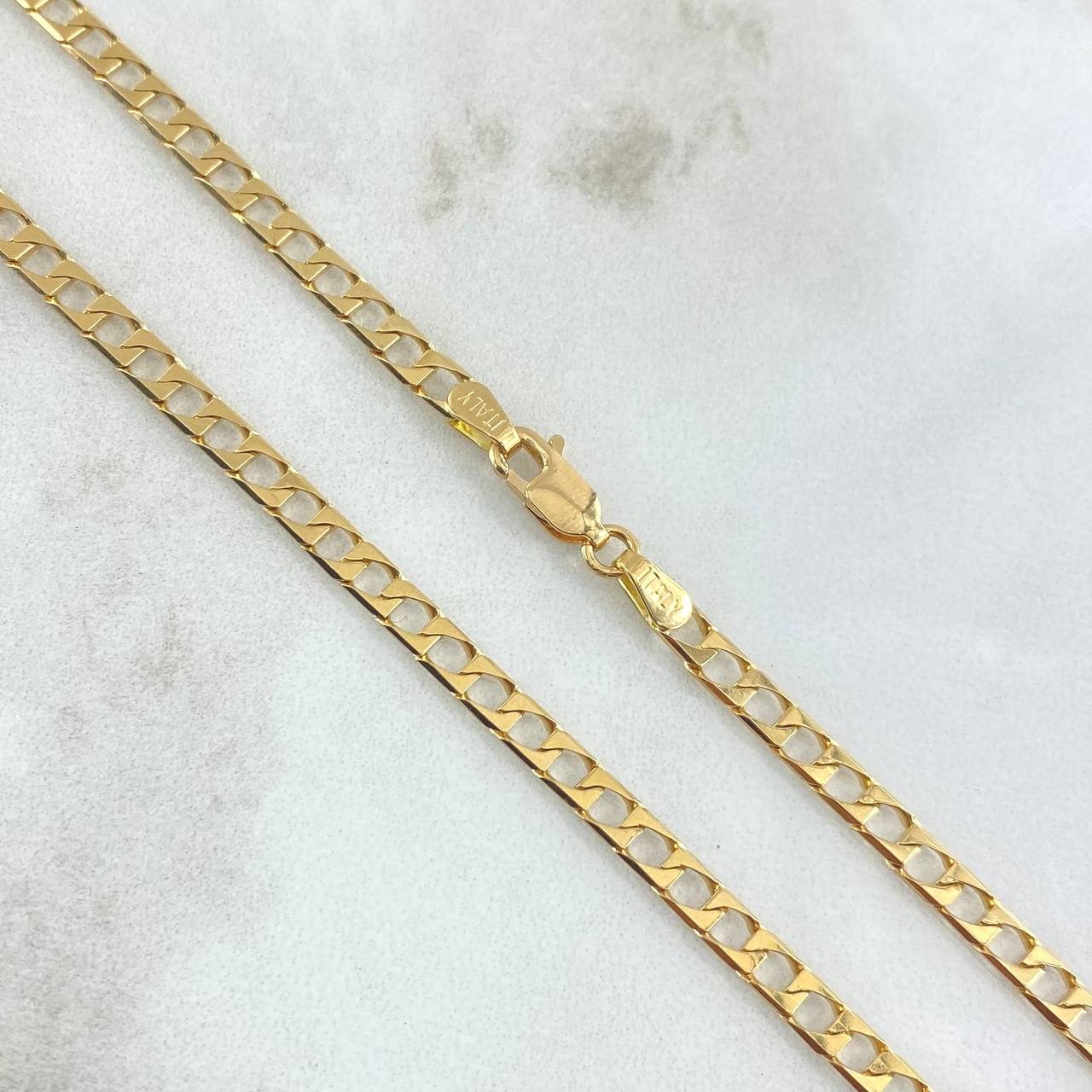 Cadena Panzer 15.4gr / 65cm / 3.4mm Oro Amarillo +1 18K