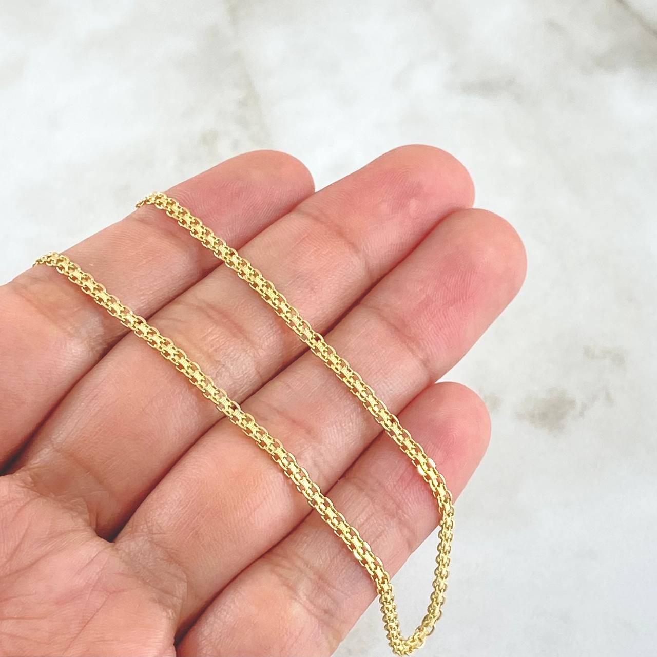 Cadena China 5.5gr / 60cm / Oro Amarillo +1 18K *