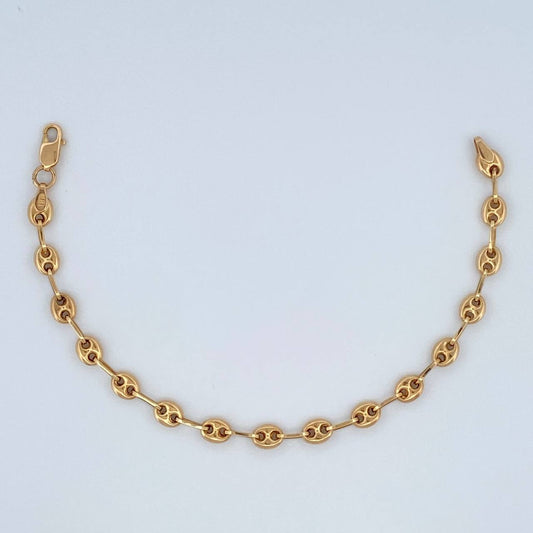 Pulso Bebé GC 2.15gr / 14.4cm / 4mm Oro Amarillo 18K %