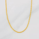 Cadena Lazo 1.05g / 60cm / 1.2mm Oro Amarillo 18K