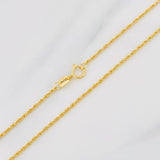 Cadena Lazo 1.05g / 60cm / 1.2mm Oro Amarillo 18K