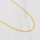 Cadena Lazo 1.05g / 60cm / 1.2mm Oro Amarillo 18K