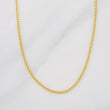 Cadena Mini Cubana 2g / 60cm / 1.3mm Oro Amarillo 18K