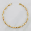 Pulso Rustica Dubai 3.25g / 21.05cm / 3.46mm Oro Amarillo 18K