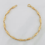 Pulso Rustica Dubai 3.25g / 21.05cm / 3.46mm Oro Amarillo 18K