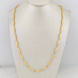 Cadena Rustica Dubai 9.15g / 60cm / 3.55mm Oro Amarillo 18K