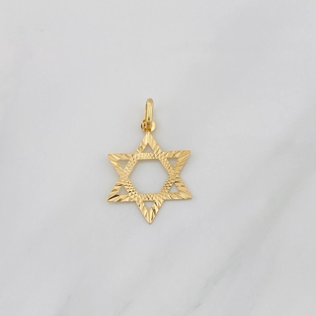 Dije Estrella David 1.55g / 2.04cm Oro Amarillo 18K