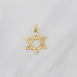 Dije Estrella David 1.55g / 2.04cm Oro Amarillo 18K