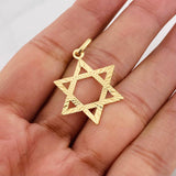 Dije Estrella David 1.55g / 2.04cm Oro Amarillo 18K