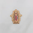 Herraje Virgen de Guadalupe 4g / 2.07cm Oro Rosa 18K
