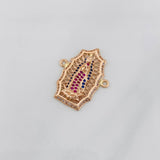 Herraje Virgen de Guadalupe 4g / 2.07cm Oro Rosa 18K