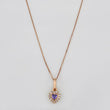 Set Cadena Veneciana + Dije Corazon / 1.51g / 45cm Oro Rosa 18K
