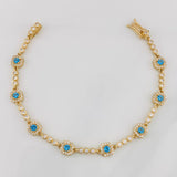 Pulso Halo Tennis 9.85g / 18.05cm / 2.7mm Oro Amarillo 18K