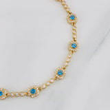 Pulso Halo Tennis 9.85g / 18.05cm / 2.7mm Oro Amarillo 18K