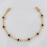 Pulso Halo Tennis 9.25g / 18cm / 2.55mm Oro Amarillo 18K