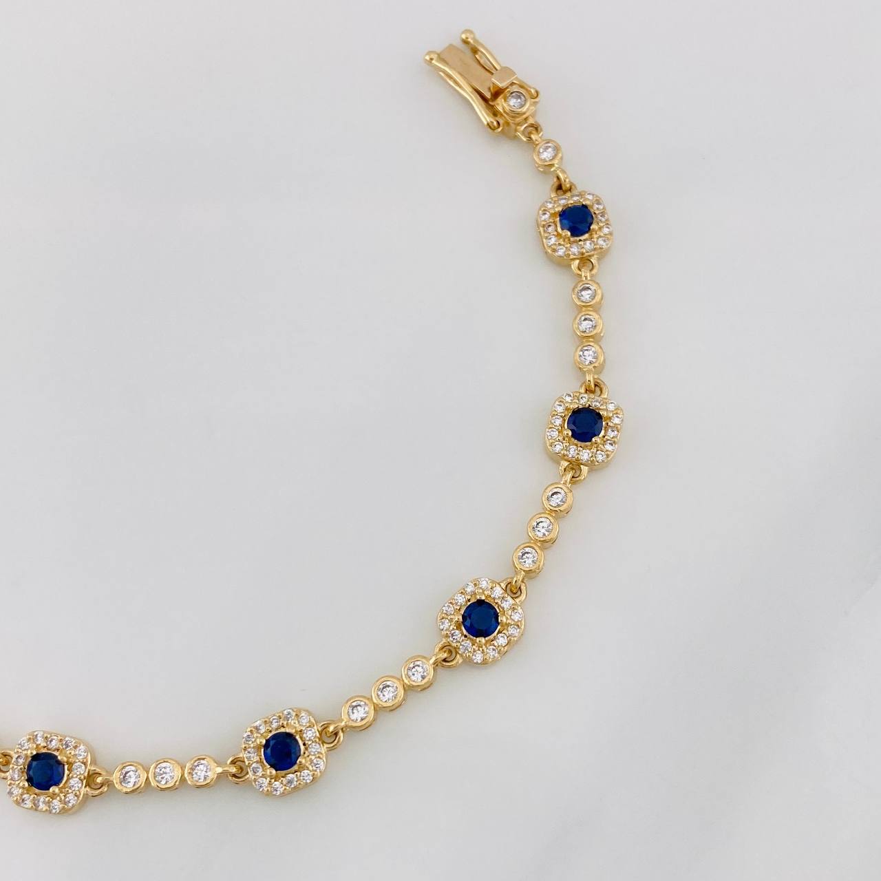 Pulso Halo Tennis 9.25g / 18cm / 2.55mm Oro Amarillo 18K
