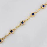 Pulso Halo Tennis 9.25g / 18cm / 2.55mm Oro Amarillo 18K