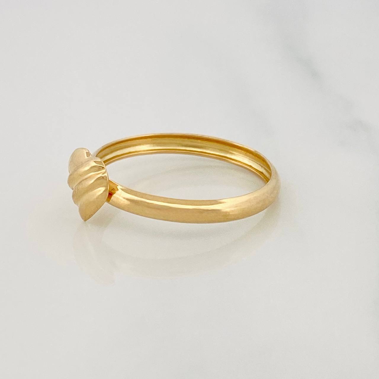Anillo Corazon 1g / T8 1/4 Oro Amarillo 18K