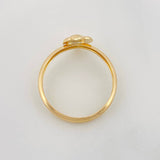 Anillo Corazon 1g / T8 1/4 Oro Amarillo 18K