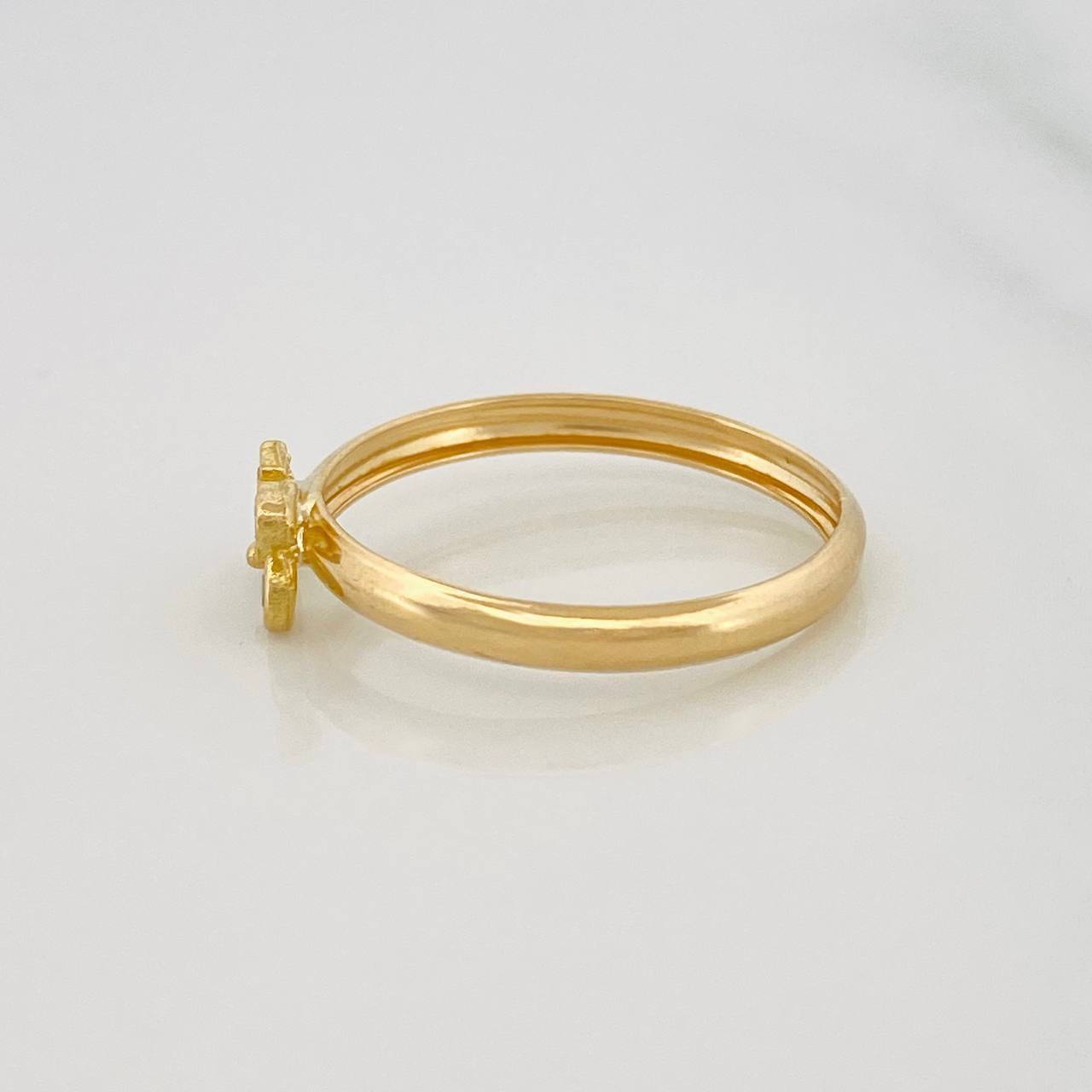 Anillo Cicla 1.2g / T7 3/4 Oro Amarillo 18K