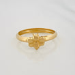 Anillo Aveja 0.95g / T7 1/4 Oro Amarillo 18K