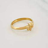 Anillo Aveja 0.95g / T7 1/4 Oro Amarillo 18K