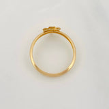 Anillo Aveja 0.95g / T7 1/4 Oro Amarillo 18K