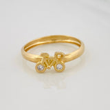 Anillo Cicla 1.1g / T8 Oro Amarillo 18K