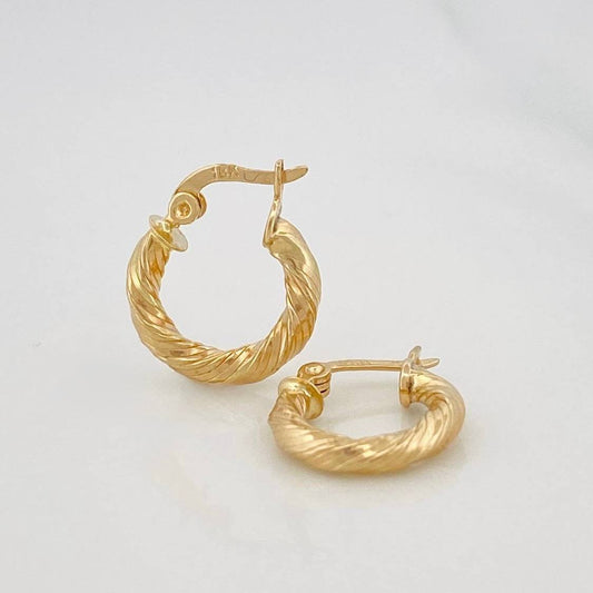 Candongas Mary 1.15g / 1.05cm Oro Amarillo 18K