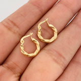 Candongas Mary 1.15g / 1.05cm Oro Amarillo 18K